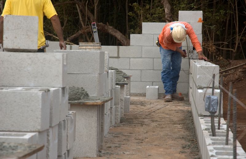 Cement Wall Installation
