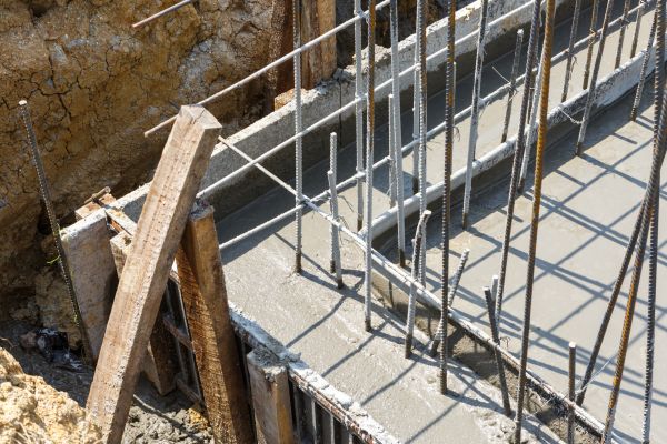 Concrete Footing Pouring in Goshen