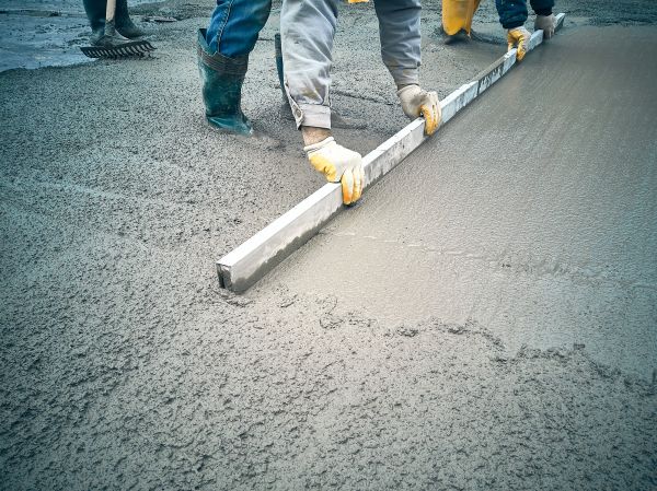 Cement Slab Installation in Goshen