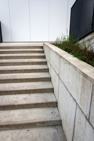 Cement Stair Installation in Goshen