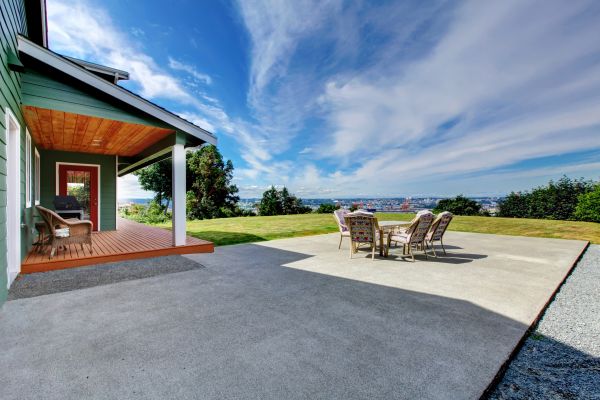 Backyard Concrete Paving in Goshen