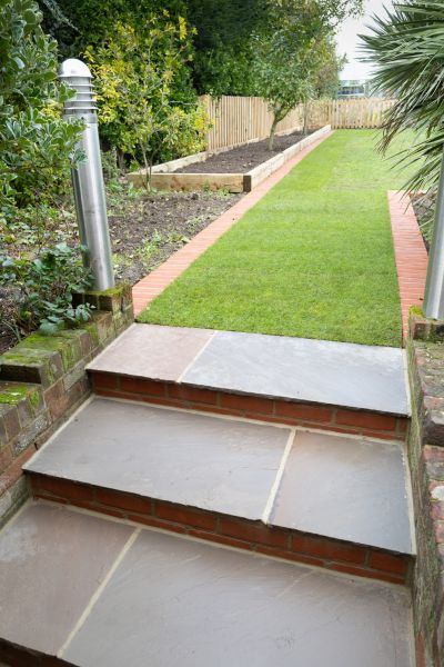 Backyard Steps Installation in Goshen