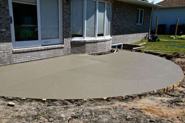 Deck Concrete Construction in Goshen