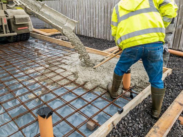 Basement Slab Pouring in Goshen