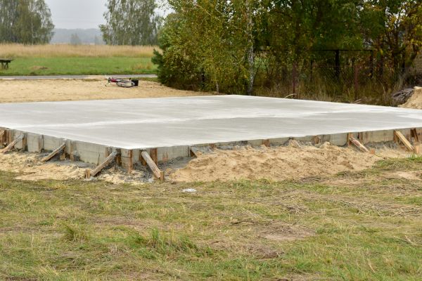 Garage Foundation Building in Goshen