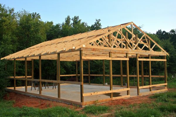 Barn Pad Installation in Goshen